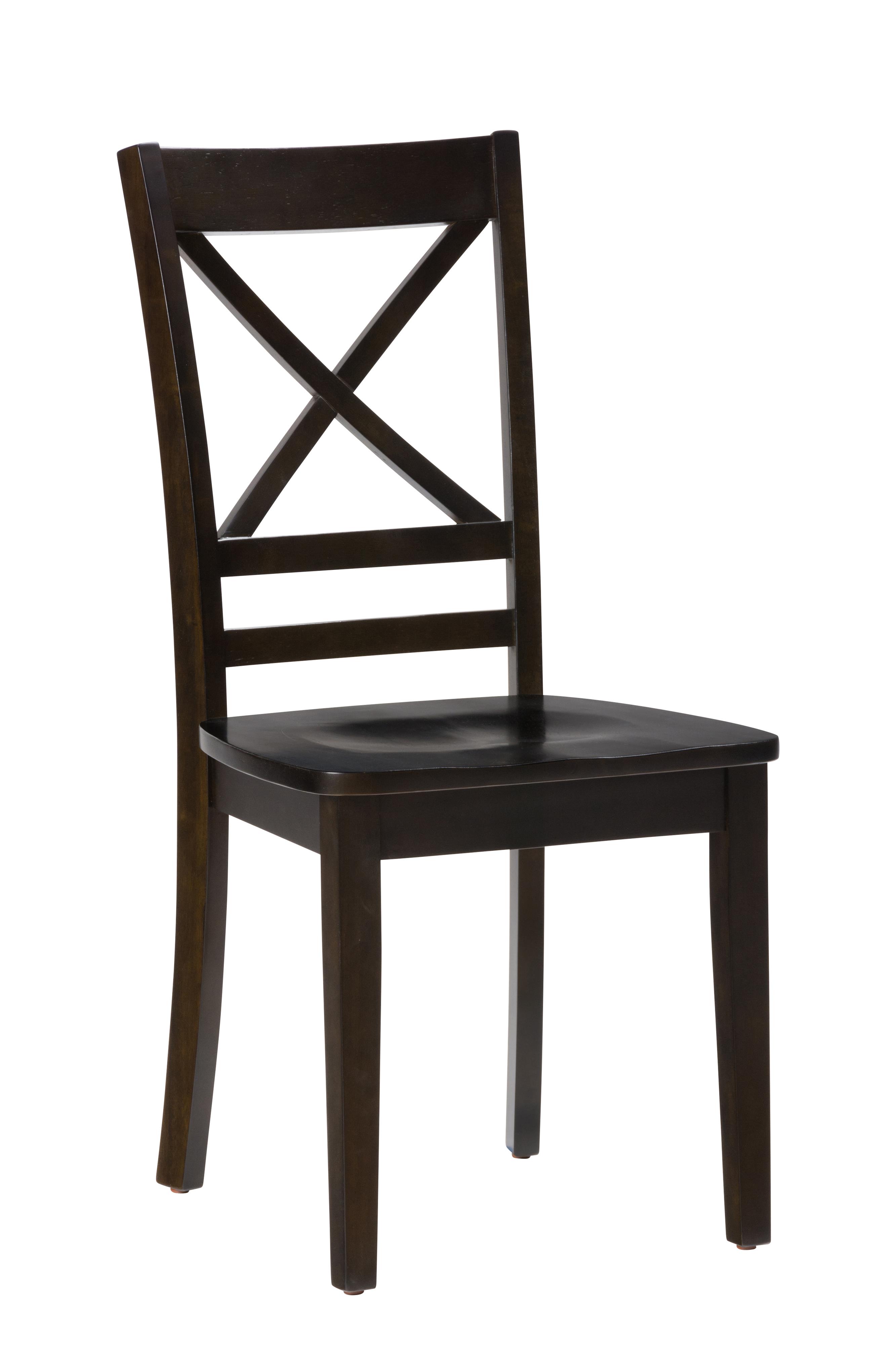 VFM Signature Simplicity 69741 X Back Dining Room and Kitchen Side Chair Virginia Furniture Market Chair Dining Side Chairs